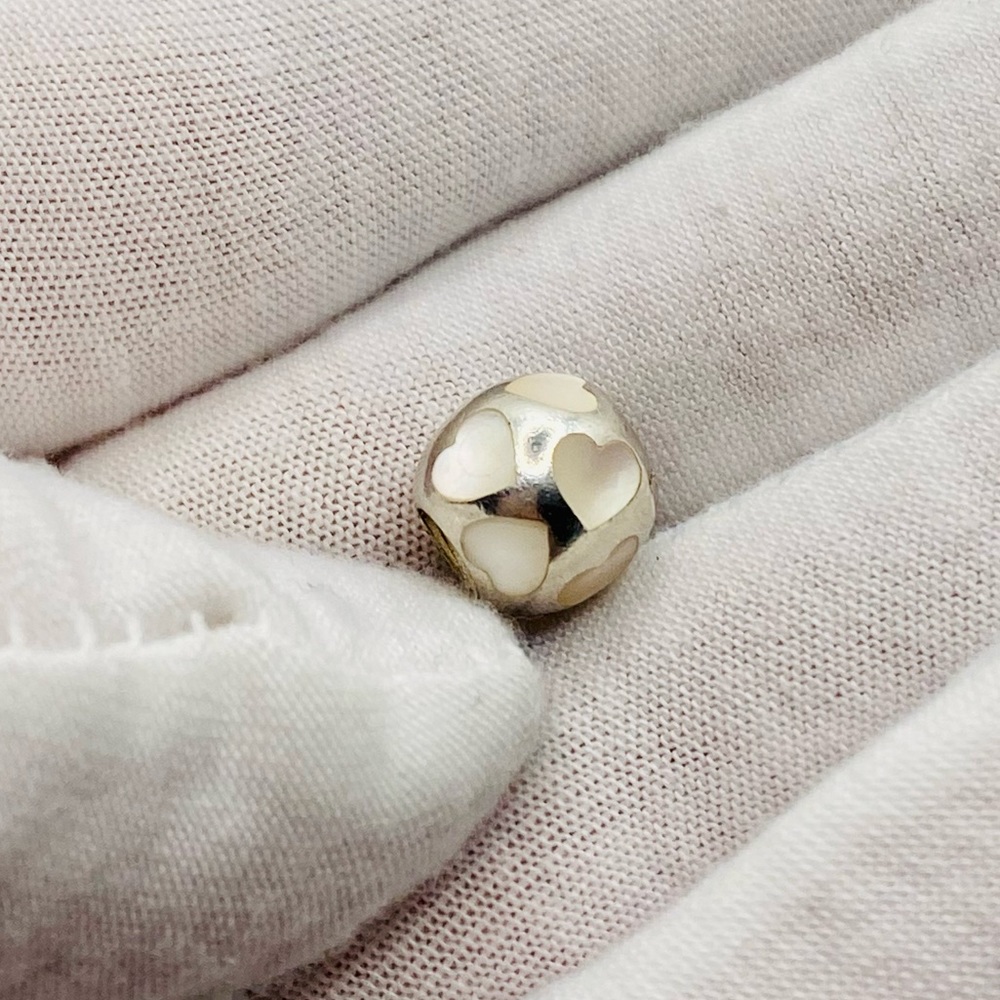 Custom listing X 2 EUC Pandora 790398MPW 
 Charm - Picture 4 of 14